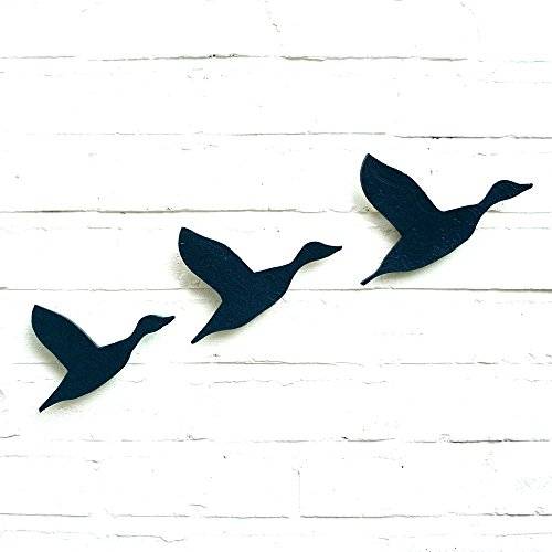 500x500 Ceramic Flying Ducks Wall Art Set Of Three - Flying Duck Drawing