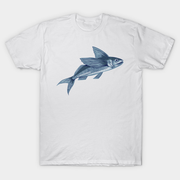 630x630 Flying Fish Drawing - Flying Fish Drawing
