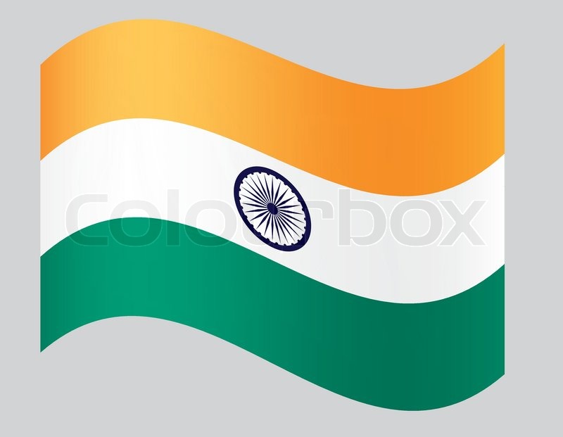 800x621 Fly Away National Indian Flag Vector Stock Vector Colourbox - Flying Flag Drawing