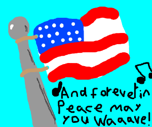 300x250 You're A High Flying Flag Drawing - Flying Flag Drawing