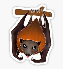 210x230 Flying Fox Drawing Stickers Redbubble - Flying Fox Drawing