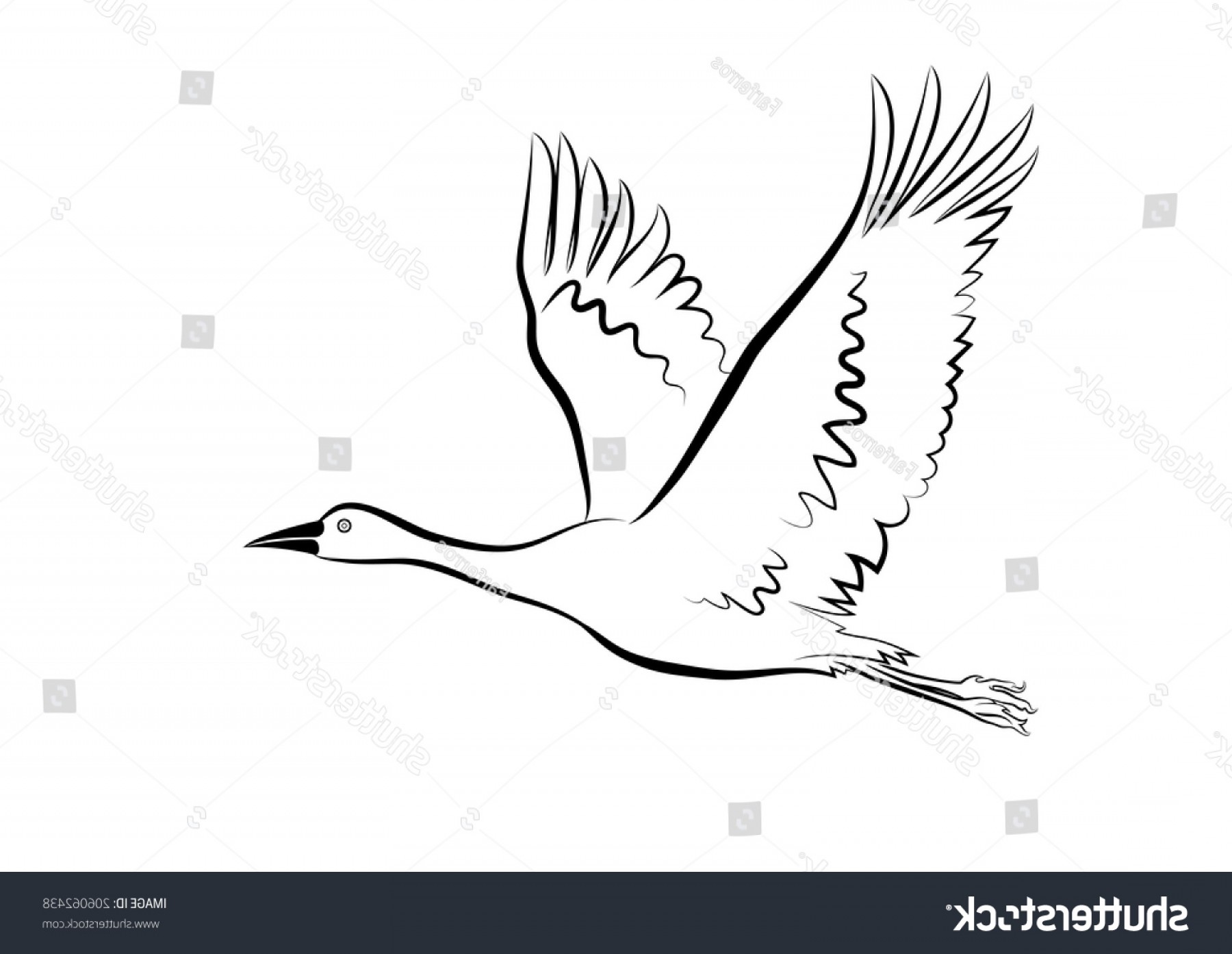 Flying Goose Drawing at PaintingValley.com | Explore collection of