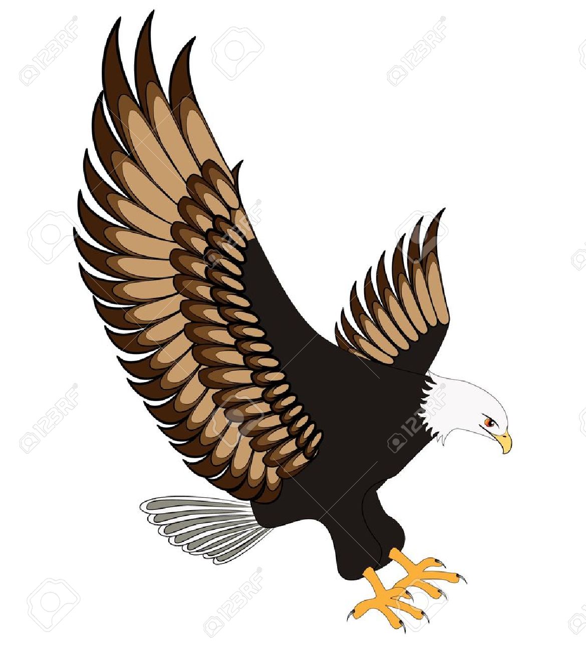 1170x1300 Flying Hawk Clipart - Flying Hawk Drawing