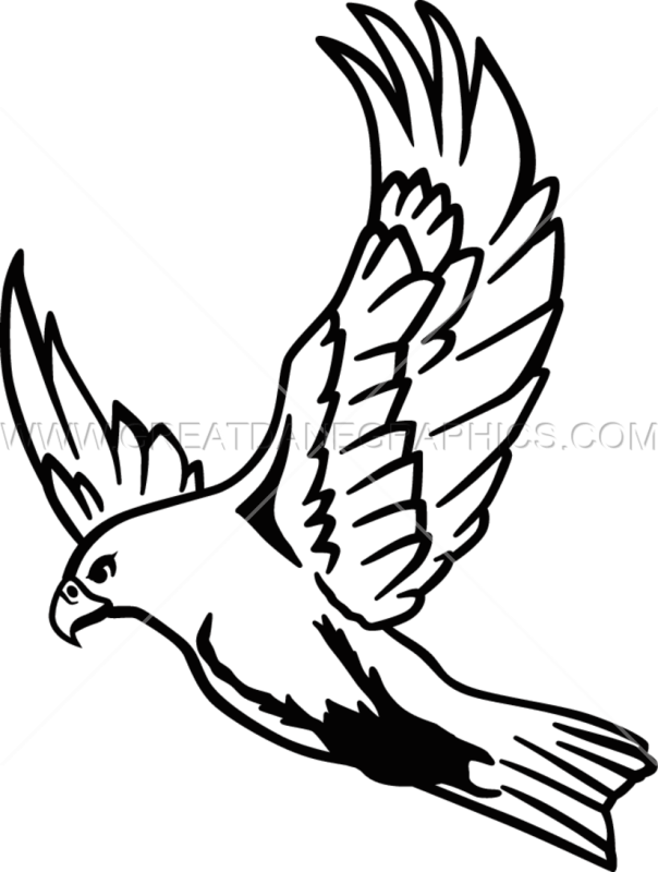 604x800 Cliparts For Free Download Hawk Clipart In Flight And Use - Flying Hawk Drawing