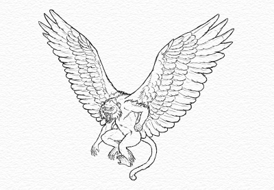 400x277 Fly, My Pretty! How To Draw A Winged Monkey Step - Flying Monkey Drawing