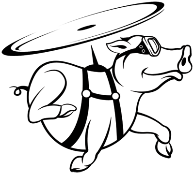 400x362 Collection Of Free Fly Drawing Pig Download On Ui Ex - Flying Pig Drawing