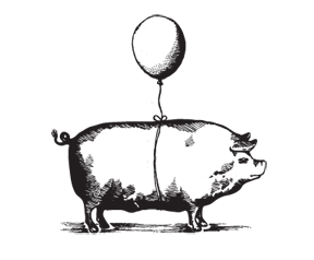 288x238 the flying pig gastown opens a takeout window the food queen - Flying Pig Drawing