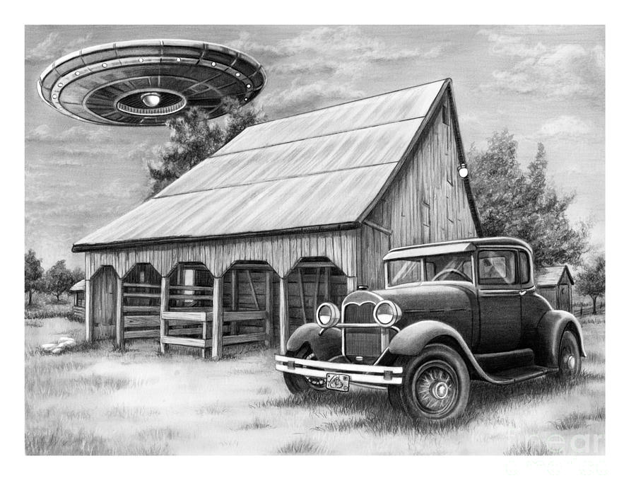 900x707 flying saucer drawing - Flying Saucer Drawing