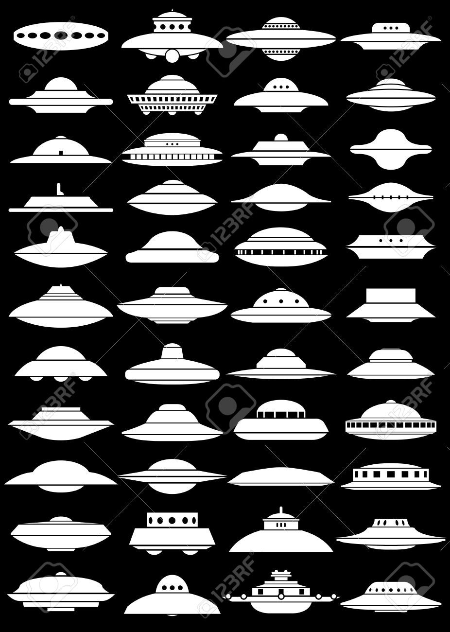 926x1300 vintage flying saucer - Flying Saucer Drawing