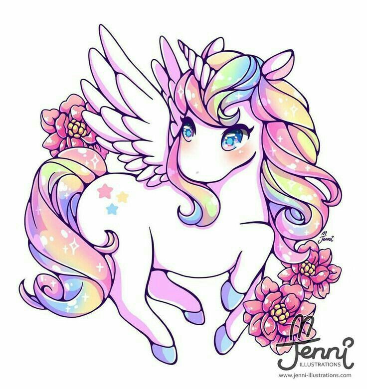 Flying Unicorn Drawing at Explore collection of