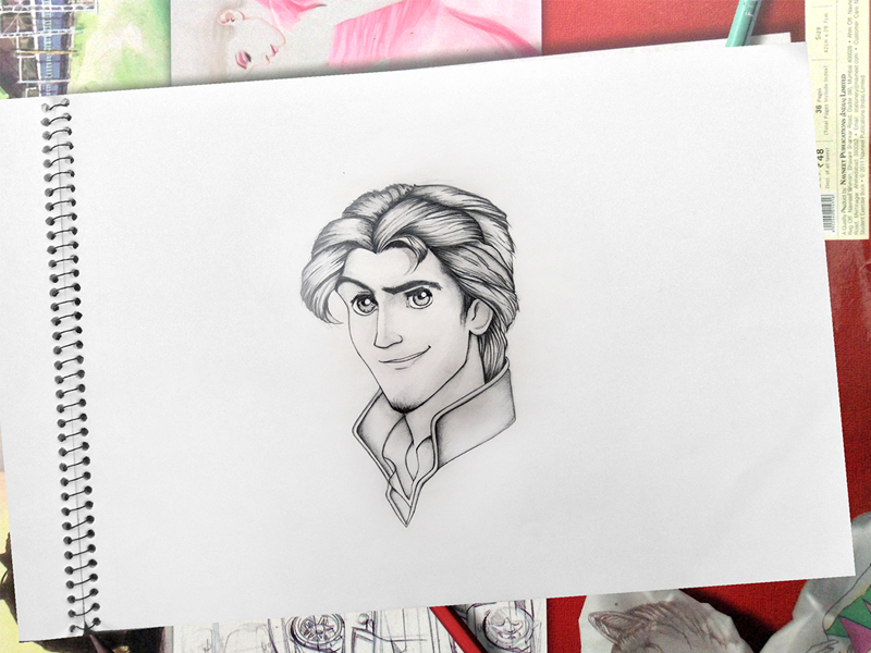 800x600 flynn rider - Flynn Rider Drawing