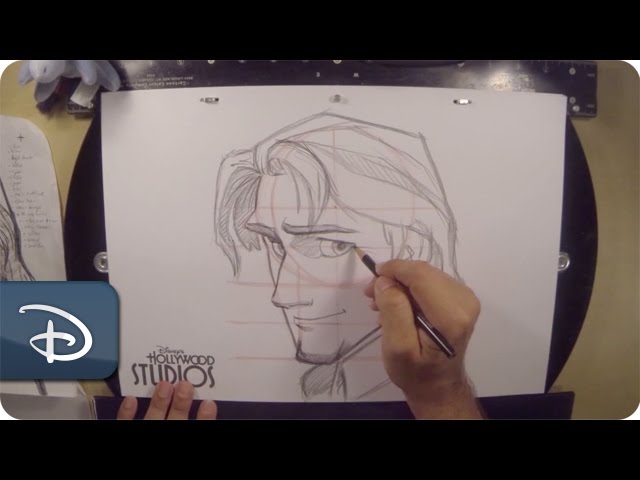 640x480 how to draw flynn rider from 'tangled' disney's hollywood - Flynn Rider Drawing