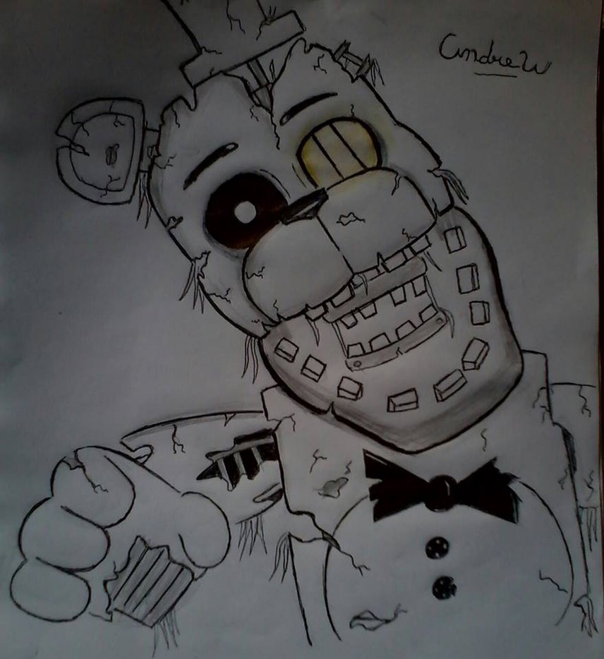 Fnaf рисуем мультфильмы