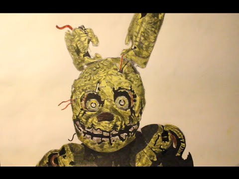 480x360 how to draw spring trap from fnaf - Fnaf 3 Drawings