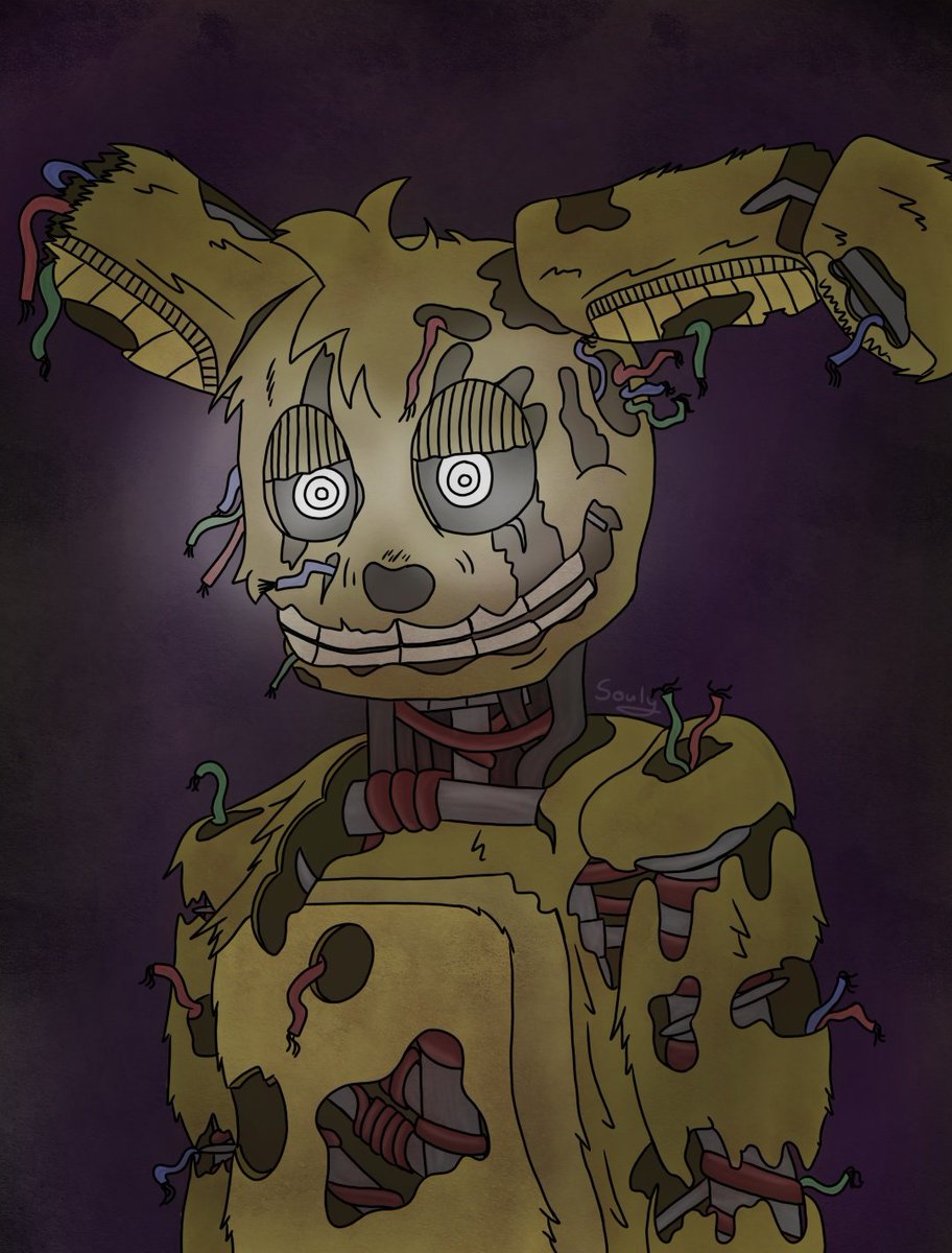 912x1200 Luana - Fnaf 3 Drawings