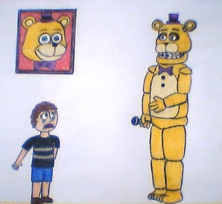 320x295 Drawings On Paigeeworld Pictures - Fnaf 4 Drawings
