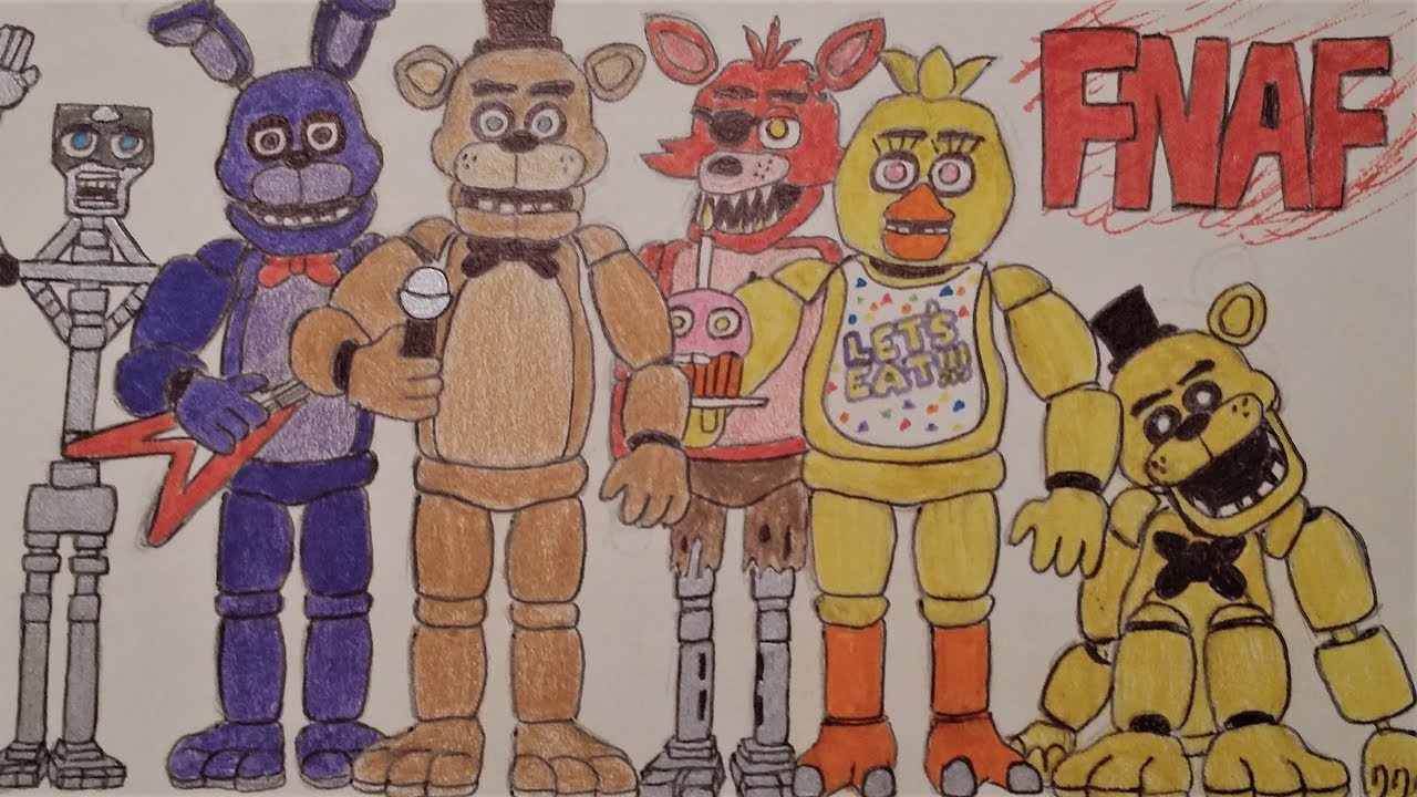 Рисовать fnaf 1