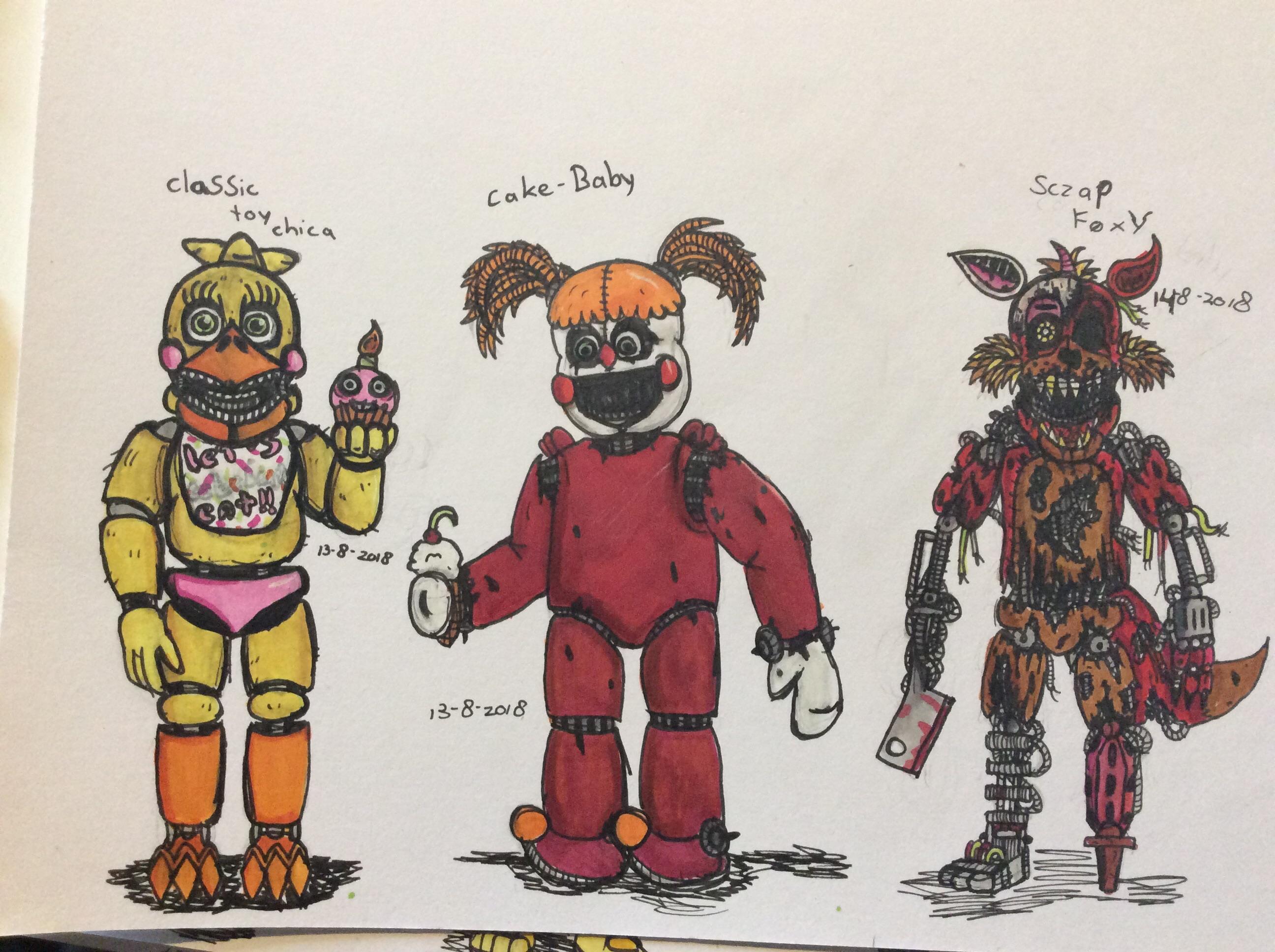 Fnaf Characters Drawings at PaintingValley.com Explore colle