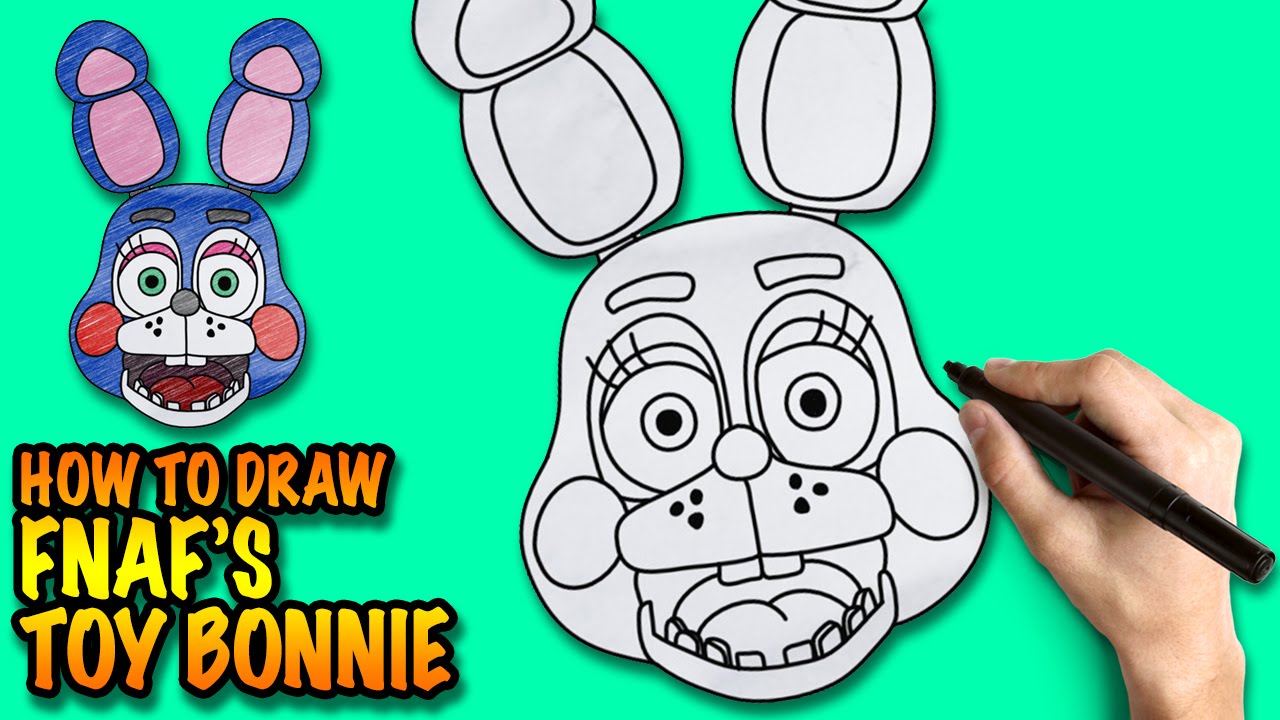 1280x720 How To Draw Toy Bonnie Fnaf - Fnaf Characters Drawings