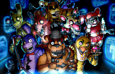 400x259 Fnaf Fan Art Tumblr - Fnaf Drawing Games