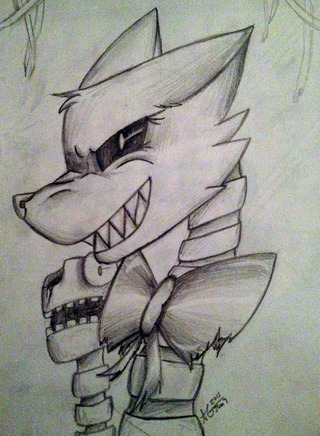 320x436 here's a drawing of one of my fav characters in fnaf, mangle!! i - Fnaf Drawing Ideas