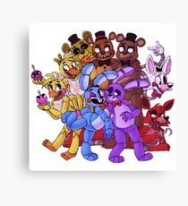 210x230 Fnaf Drawing Canvas Prints Redbubble - Fnaf Drawings