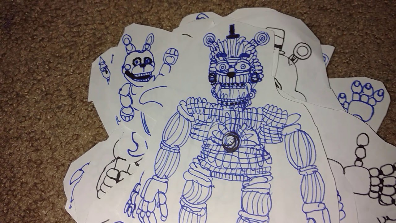 1280x720 My Fnaf Drawings - Fnaf Drawings