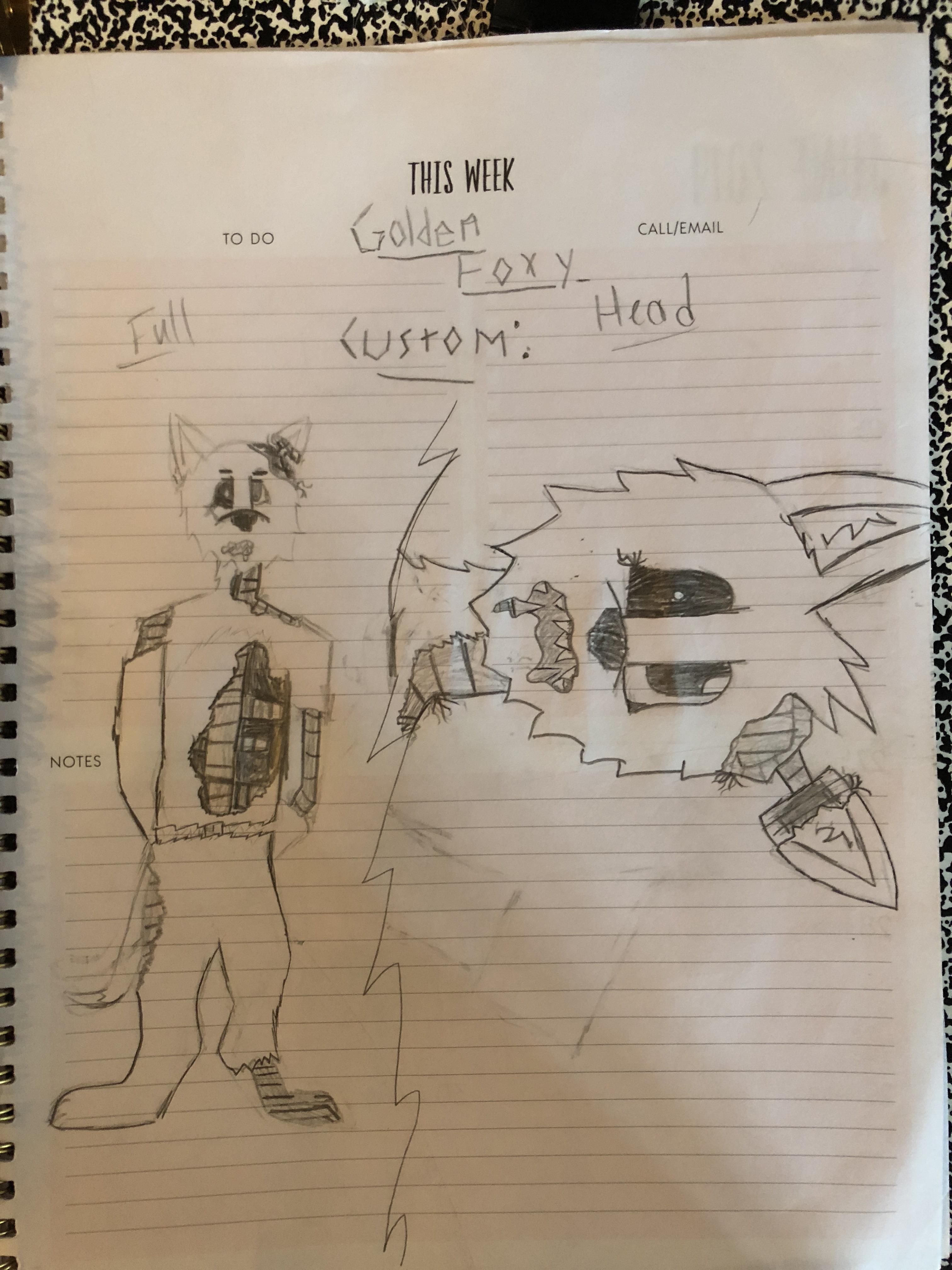 3024x4032 one of my old fnaf drawings, enjoy ! fnaf - Fnaf Drawings