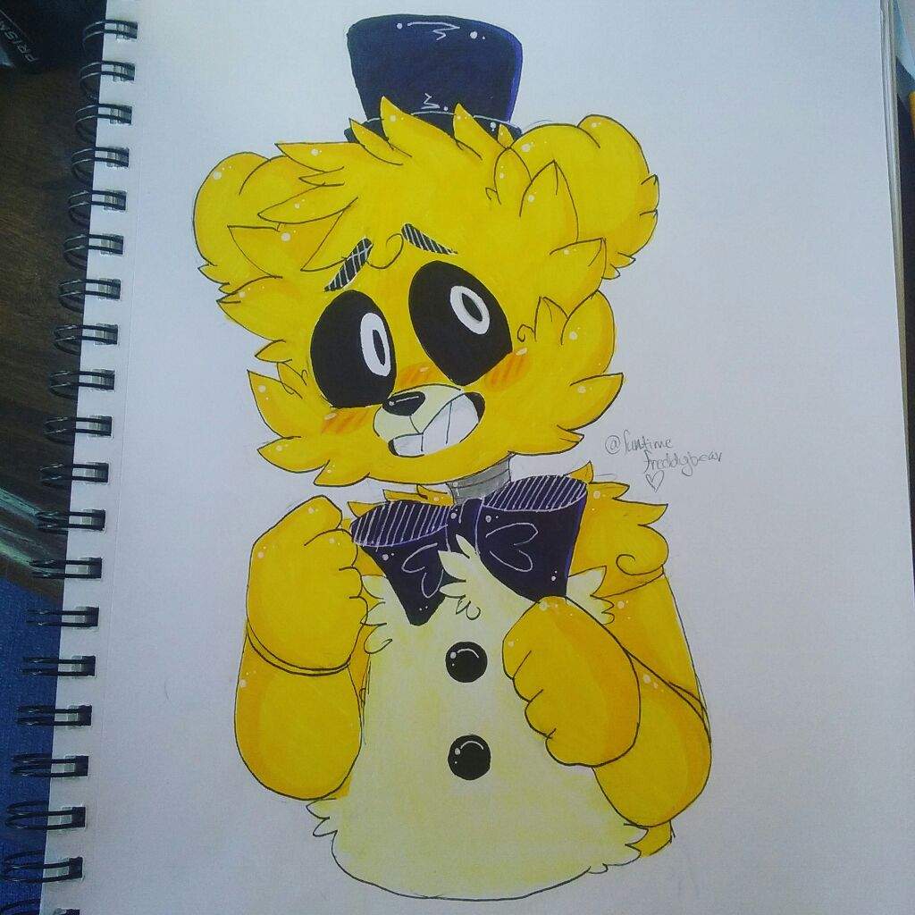 Fnaf Golden Freddy Drawing at Explore collection