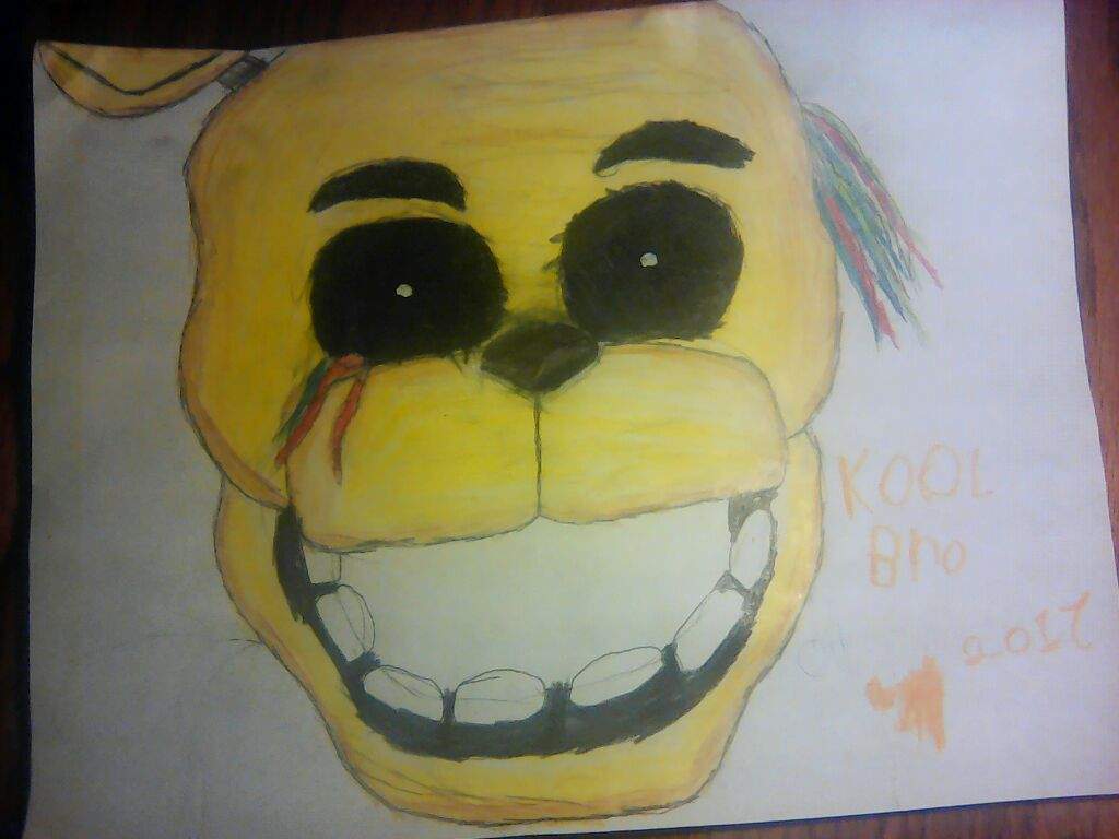 Fnaf Golden Freddy Drawing at PaintingValley.com | Explore collection ...