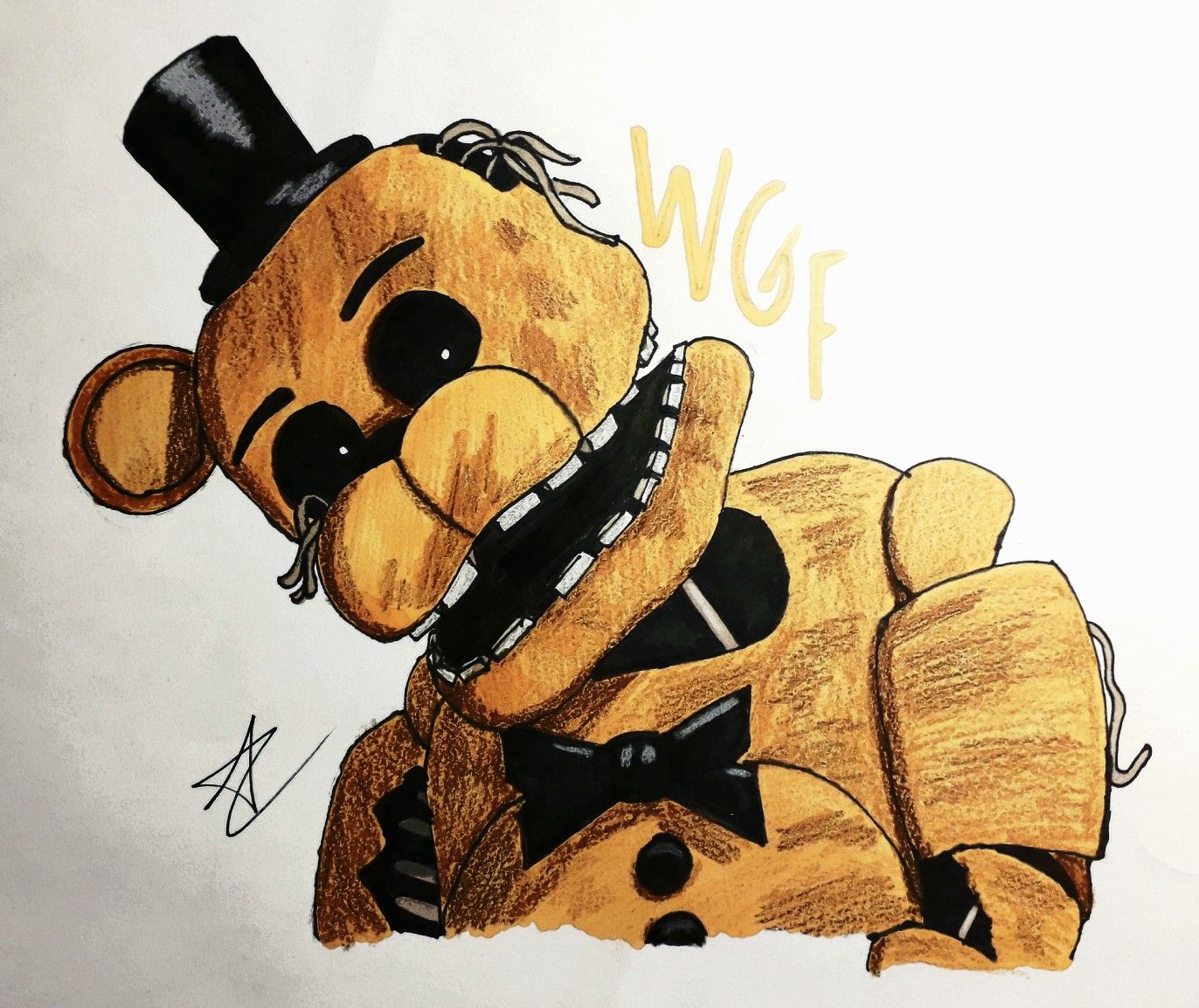 Fnaf Golden Freddy Fnaf Golden Freddy Fnaf Fnaf Drawings | Images and ...