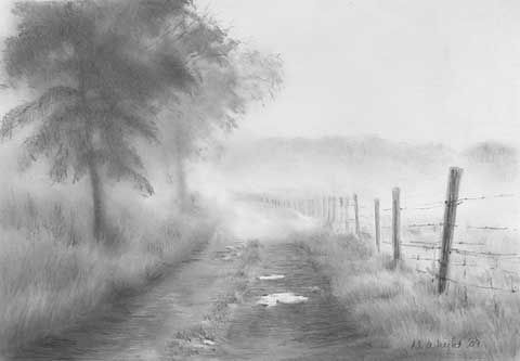 480x333 image result for fog pencil sketch graphics in pencil - Fog Drawing