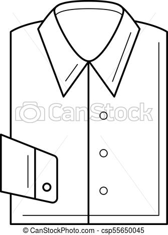 335x470 folded shirt vector line icon folded shirt vector line icon - Folded Shirt Drawing