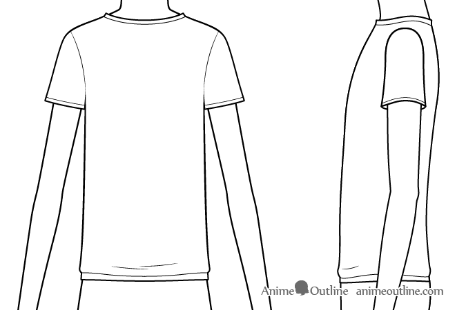 675x450 How To Draw An Anime Boy Full Body Step - Folded Shirt Drawing