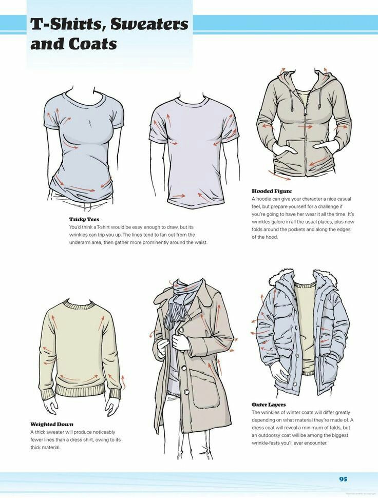 736x970 t shirts, sweaters, and coats, text, clothes how to draw manga - Folded Shirt Drawing