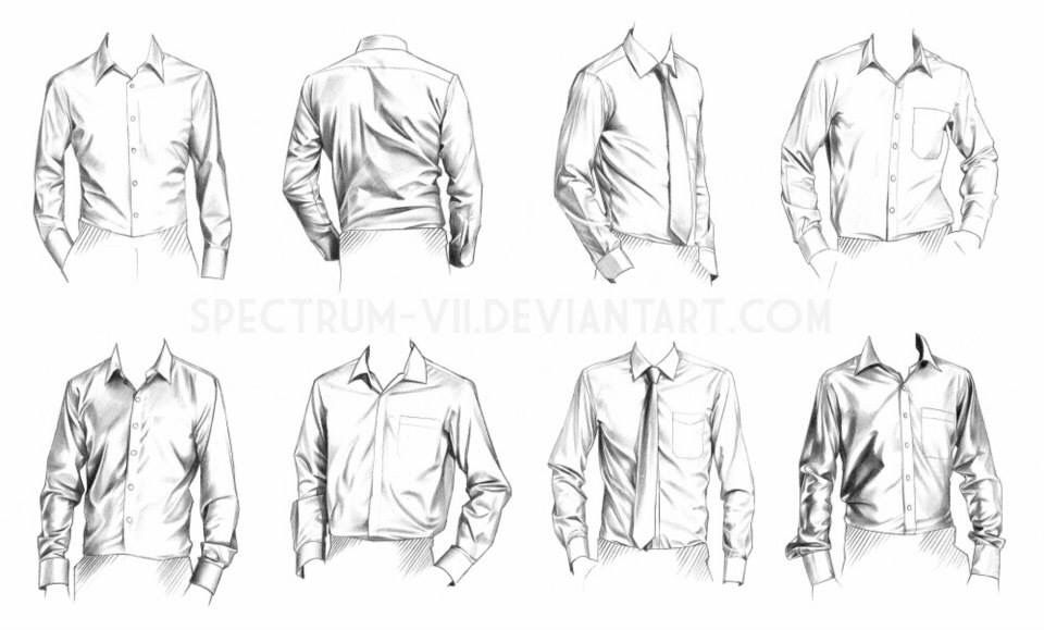 960x579 shirt folds drawing - Folded Shirt Drawing