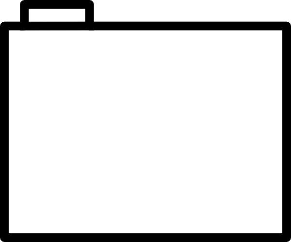 600x499 Folder Closed Clip Art Free Vector In Open Office Drawing - Folder Drawing