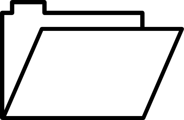 600x392 folder open clip art free vector in open office drawing - Folder Drawing