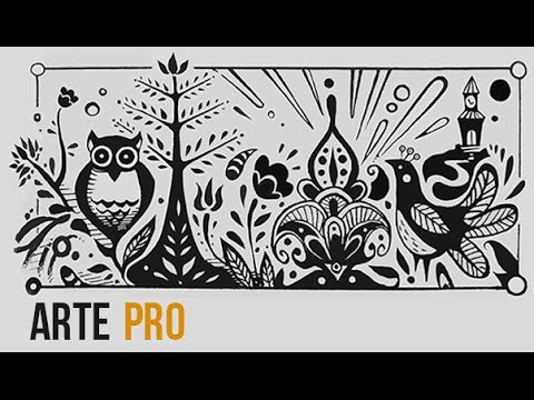 480x360 drawing a folk art scene - Folk Drawing