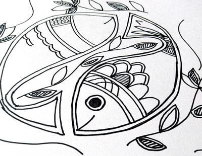 400x310 folk art activities for kids - Folk Drawing