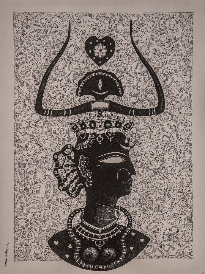 690x919 queen - Folk Drawing