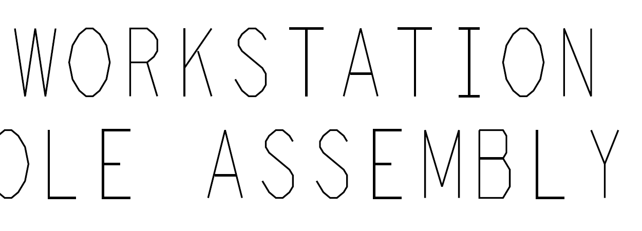 1250x450 default drawing fonts in creo pro e grabcad questions - Fonts Drawing