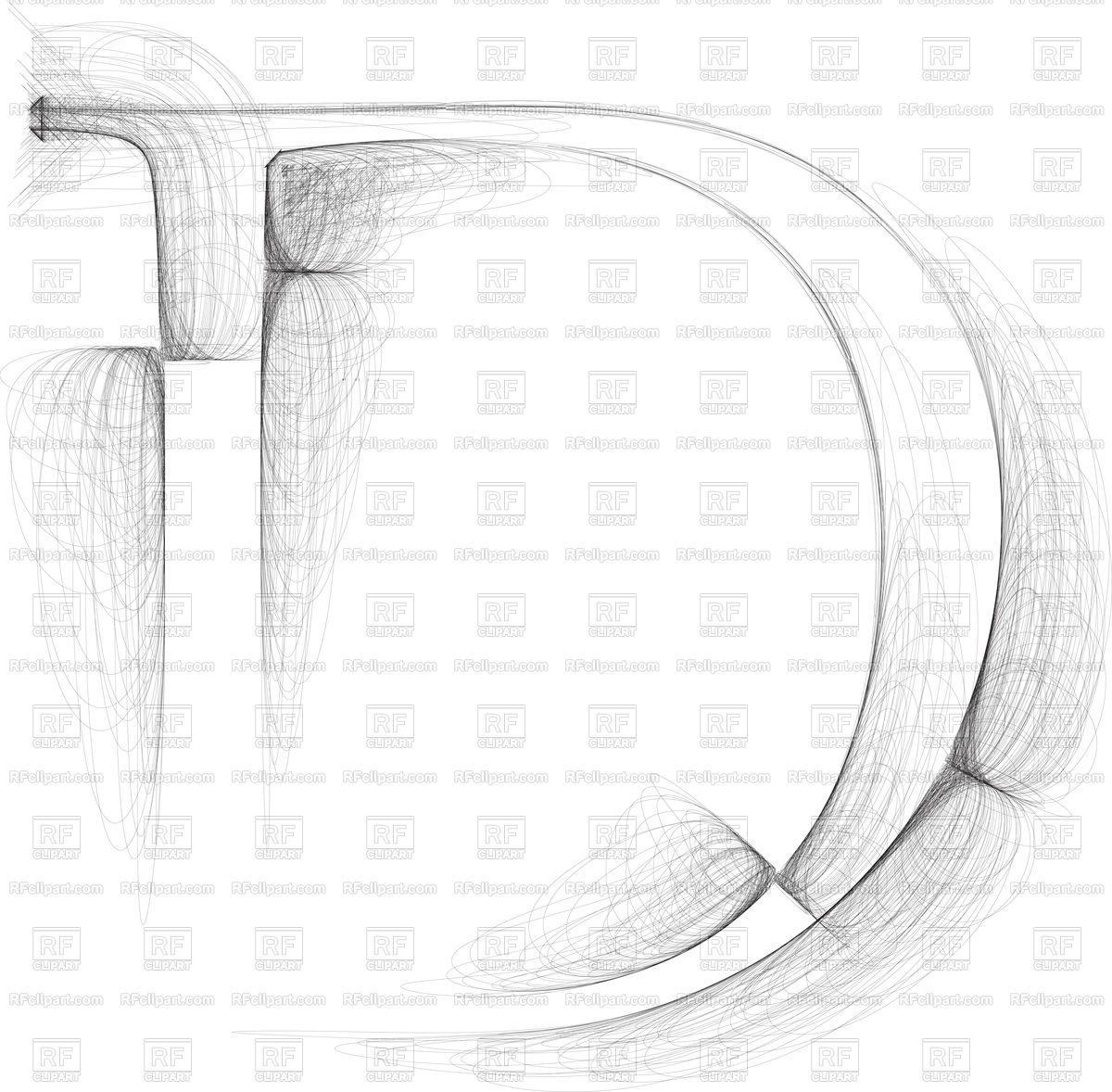1200x1178 hand draw font letter d vector image of fonts type aroastock - Fonts Drawing