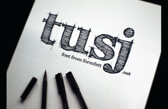 540x350 creative fonts to draw images - Fonts Drawing