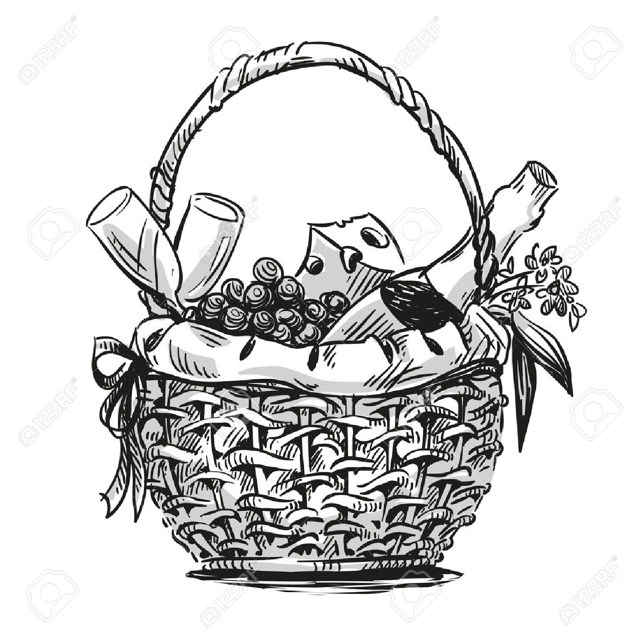 Laundry Basket Drawing at Explore collection of