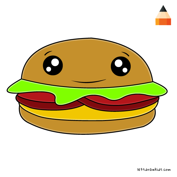 600x600 Funny Food - Food Drawing For Kids