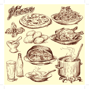 368x368 Kids Food Drawing Free Vector Download - Food Drawing Images