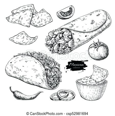 450x452 food drawings mattlatham - Food Drawings