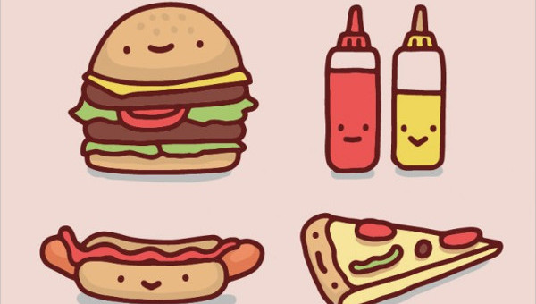 600x340 Food Drawings - Food Drawings