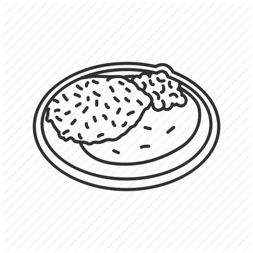 512x512 curry, curry and rice, food, meat, plate, rice, vegetable icon - Food Plate Drawing